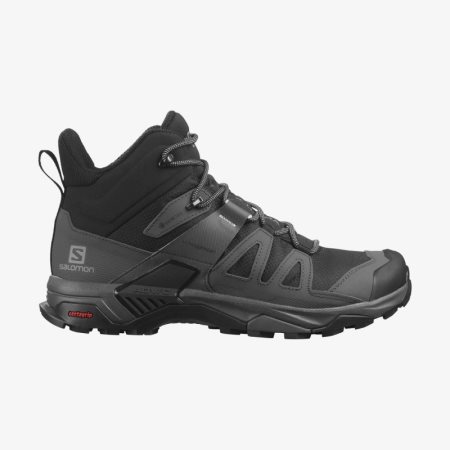 Salomon X ULTRA 4 MID GORE-TEX Mens Hiking Boots Black | Salomon South Africa